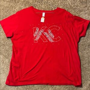 Red KC Graphic T-Shirt